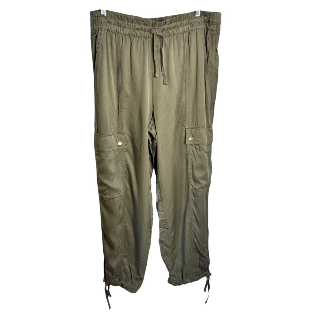 Athleta Celestial High Rise Utility Pant Size XL Olive jogger pants B066 - Picture 6 of 13